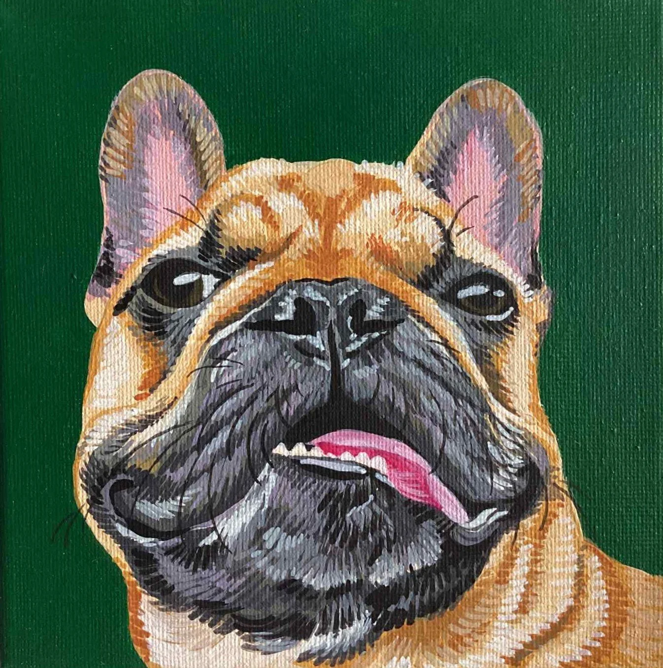 MARCEL
peinture acrylique sur toile petit carré