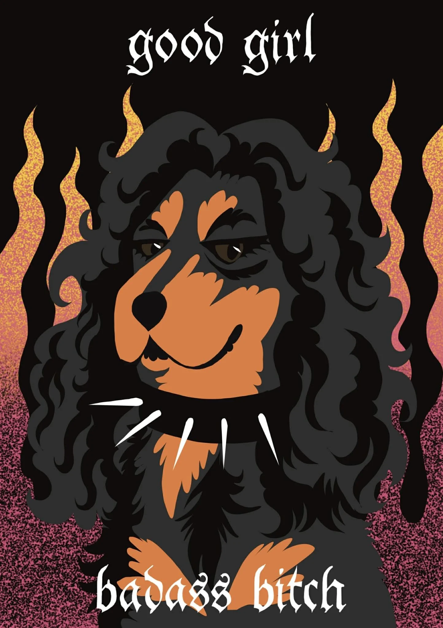 PRINT A6 "Badass B*tch" cocker