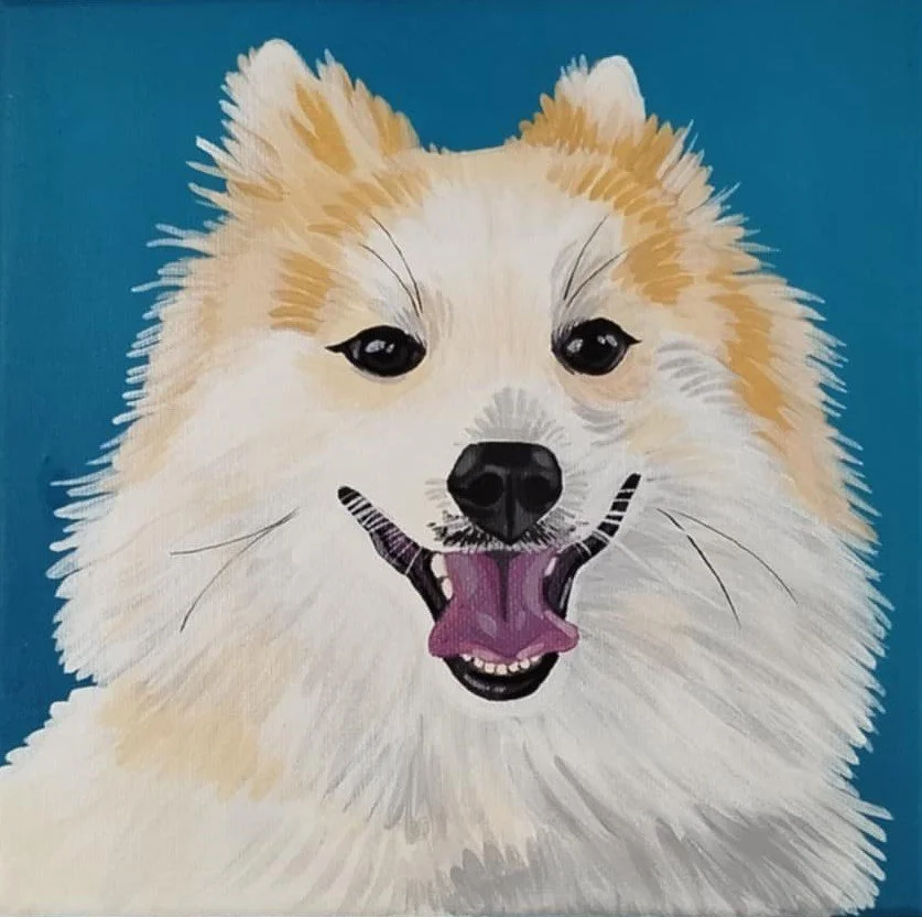 AYGO
peinture acrylique sur toile grand carré