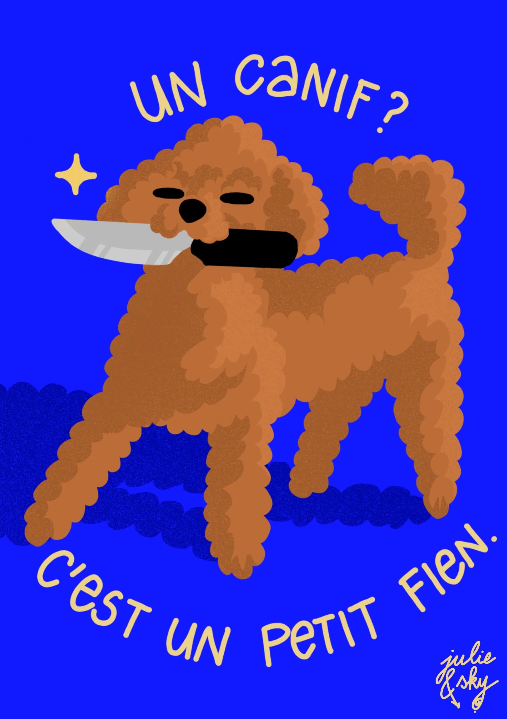 PRINT A6 "Un canif ?"