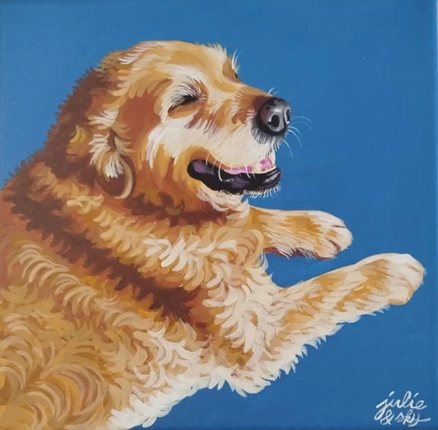 GRIOTTE
peinture acrylique sur toile grand carré