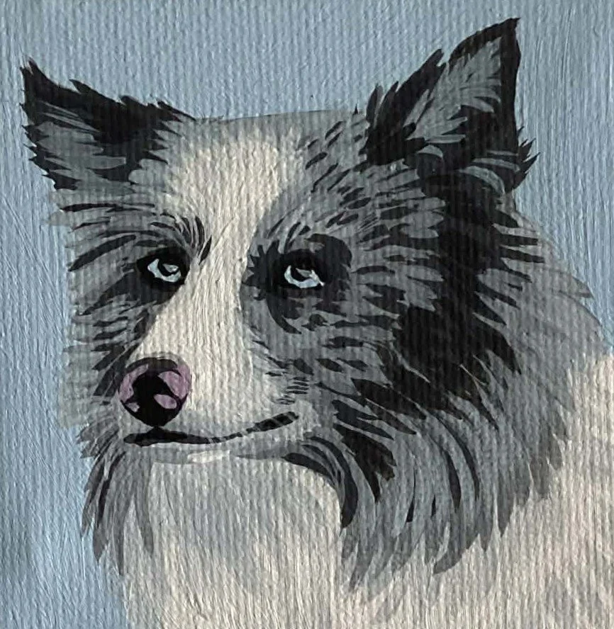 FLOU
peinture acrylique sur toile mini carré