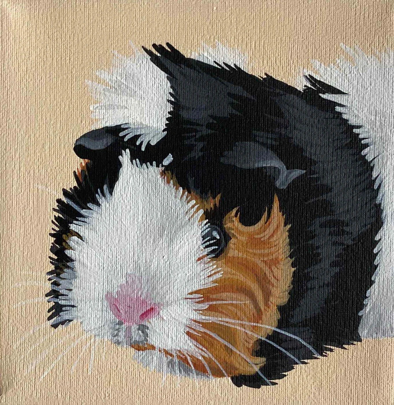 GRIBOUILLE
peinture acrylique sur toile petit carré