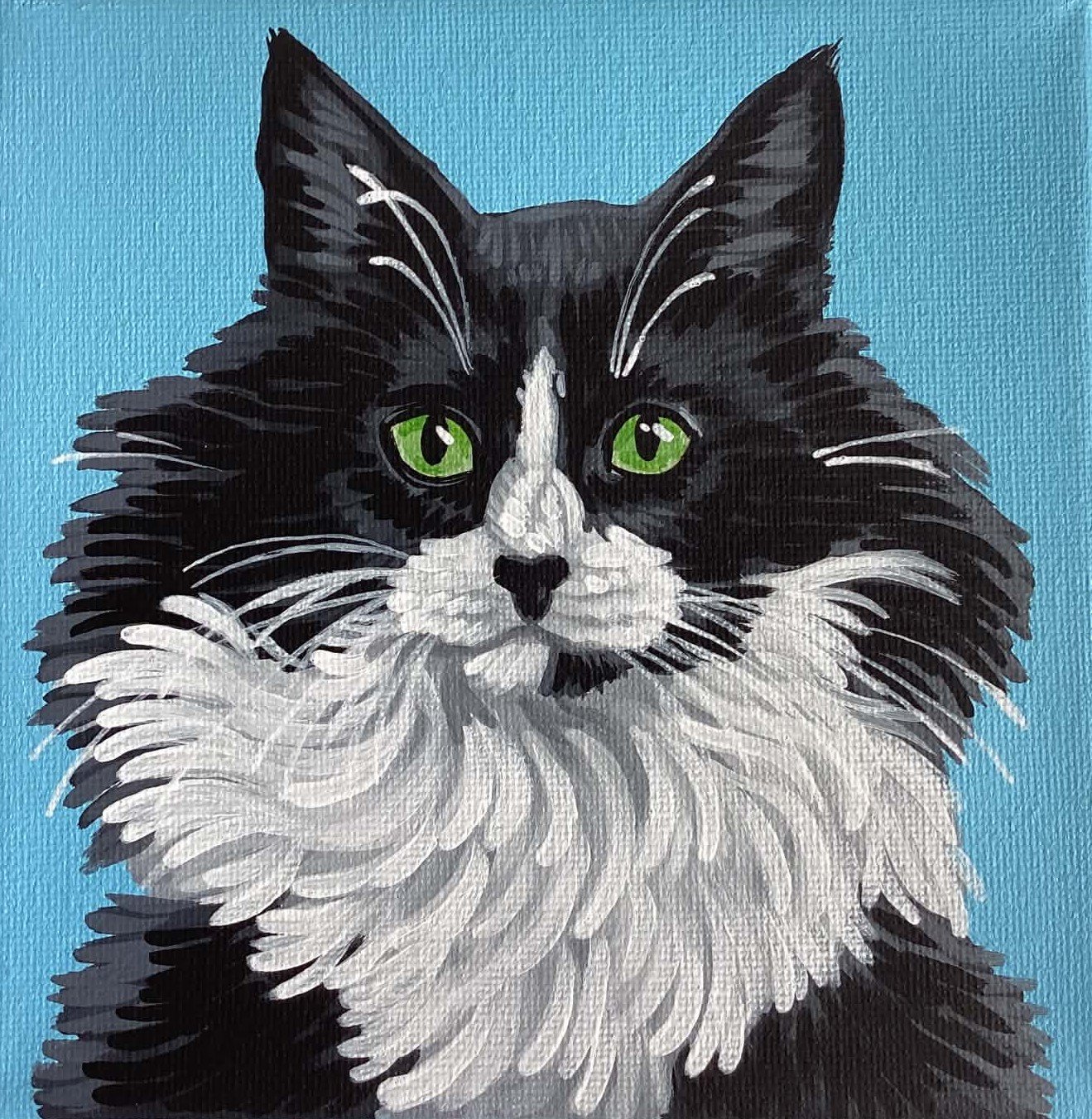 AMAÏ
peinture acrylique sur toile petit carré