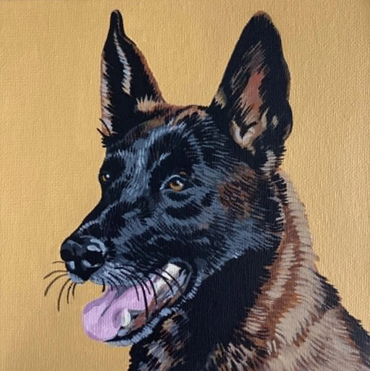 DARYL
peinture acrylique sur toile grand carré