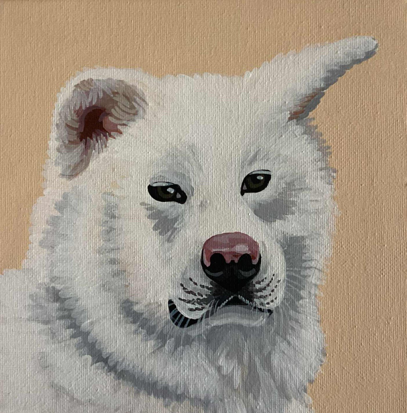 SNOW
peinture acrylique sur toile grand carré