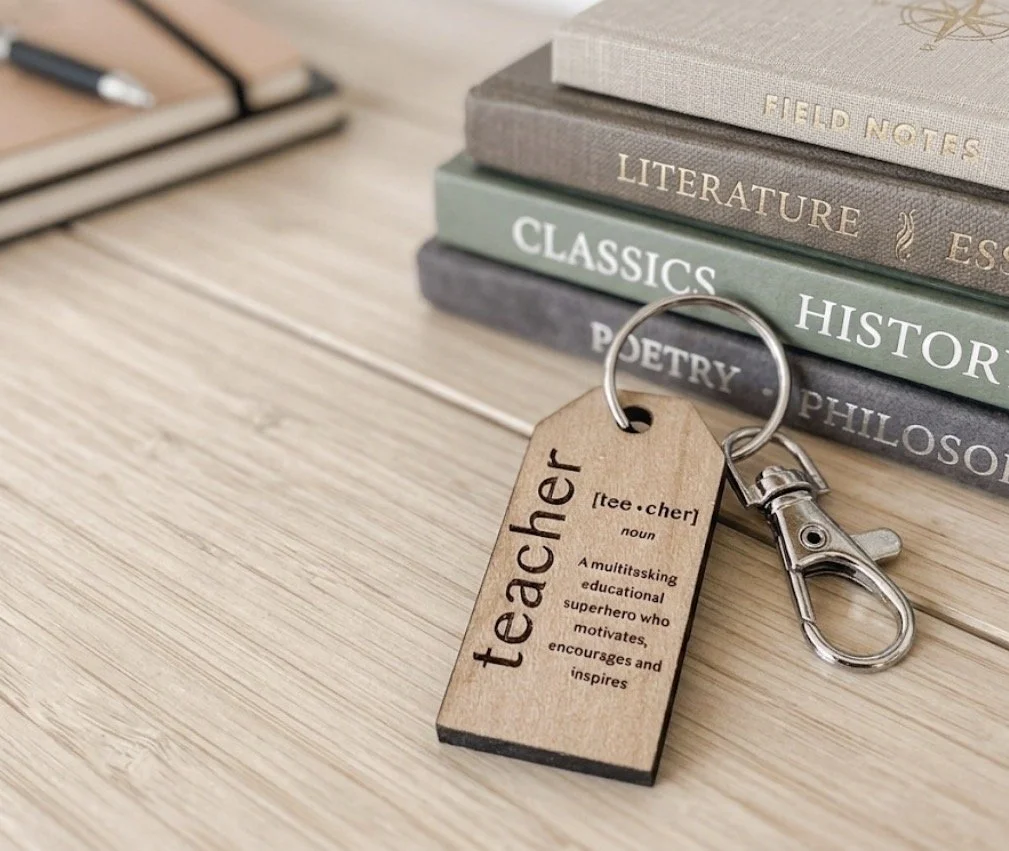 Teacher Definition Keychain