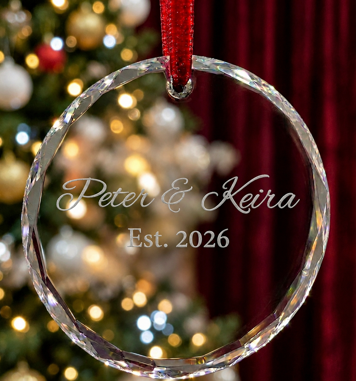 Family Est Ornament