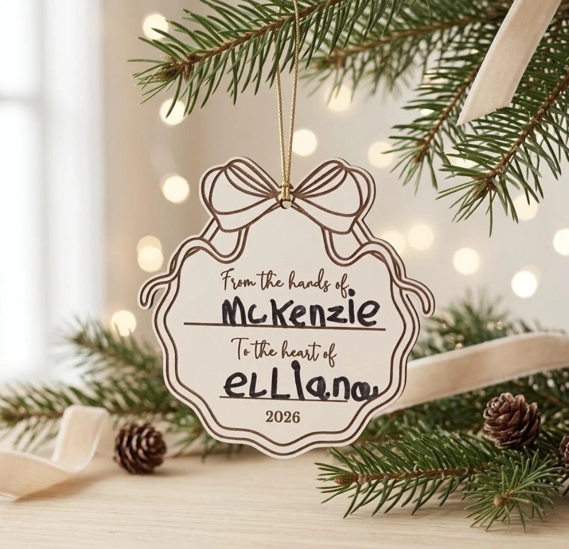"From the Hands of" Ornament
