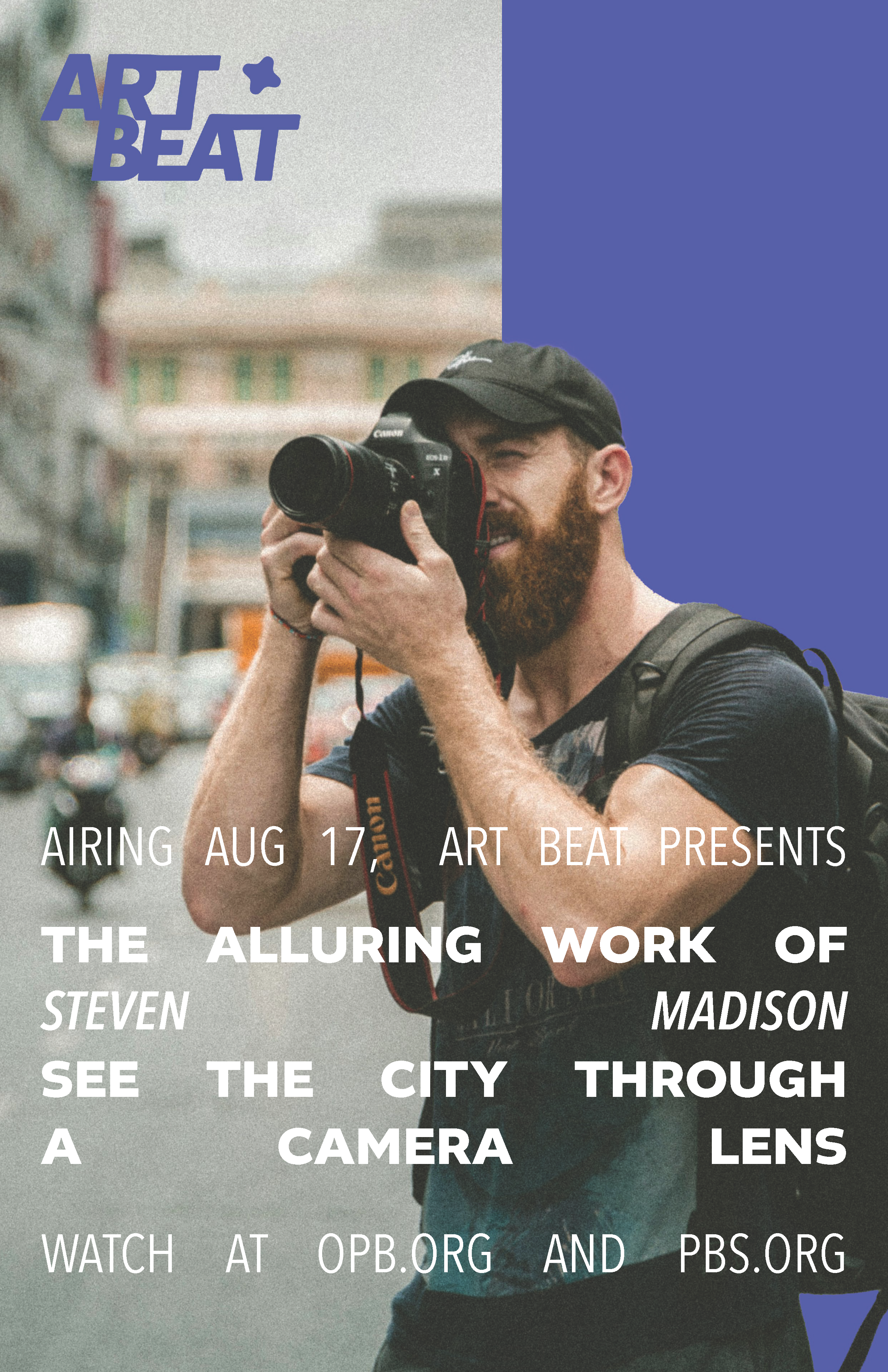 oregon art beat promotional poster
