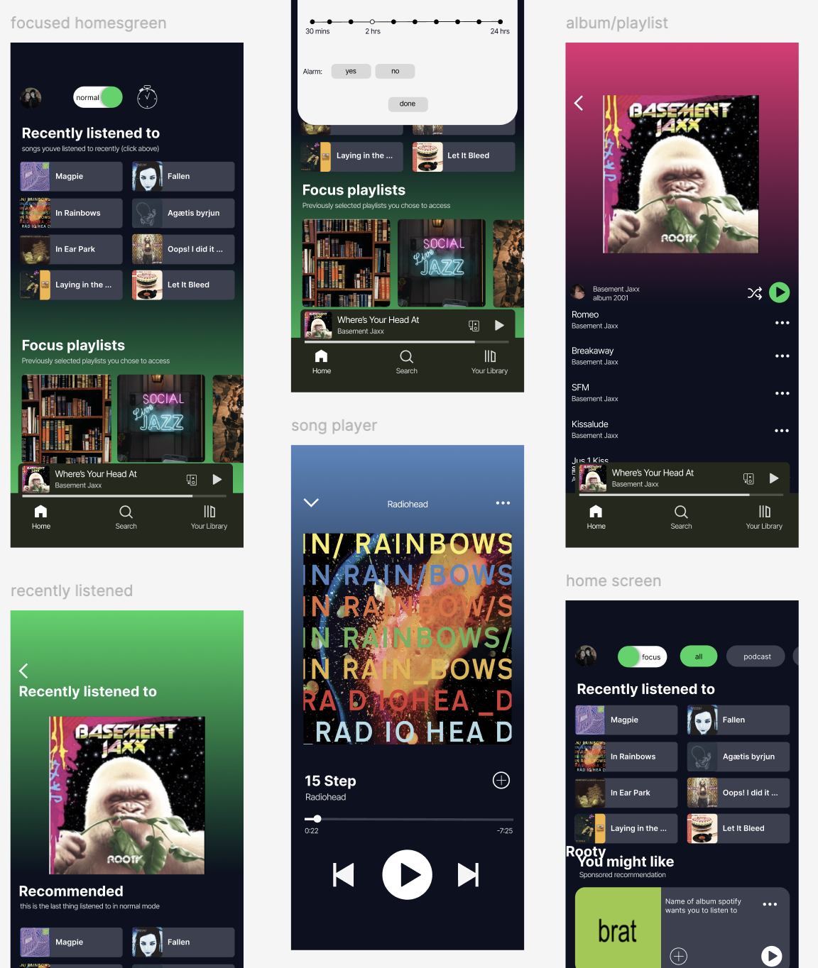 Spotify Focus Feature