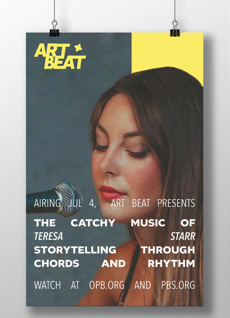 Oregon Art Beat promotional poster