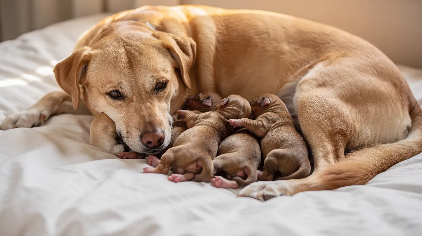 puppies with mom nursing ridge manor fl