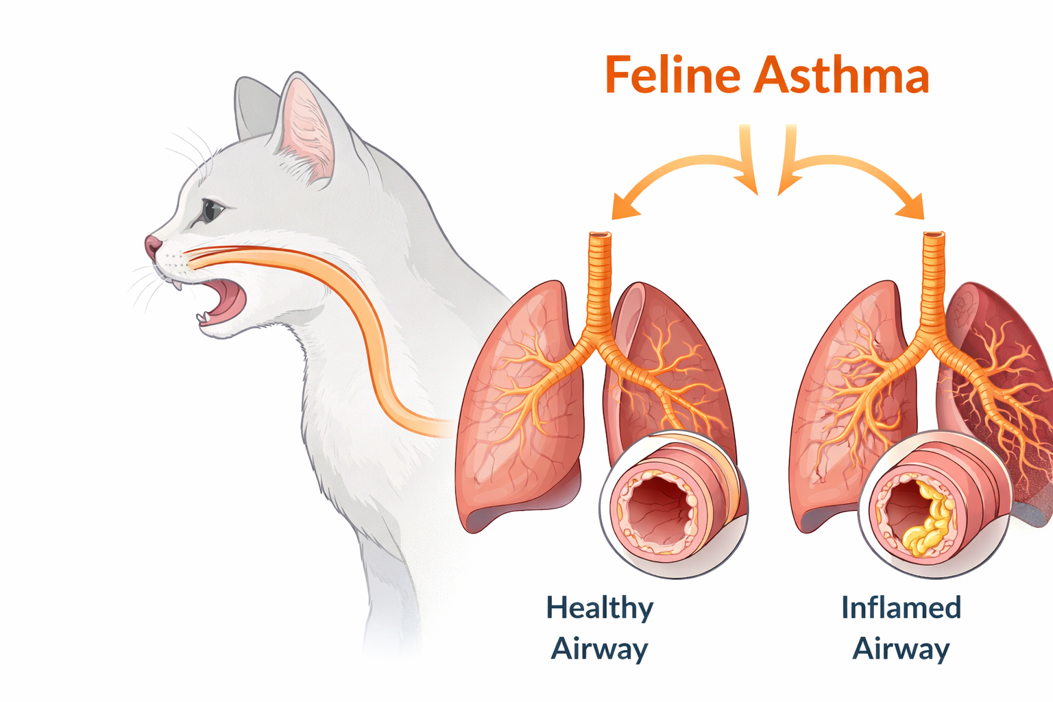 feline asthma urgent vet bushnell