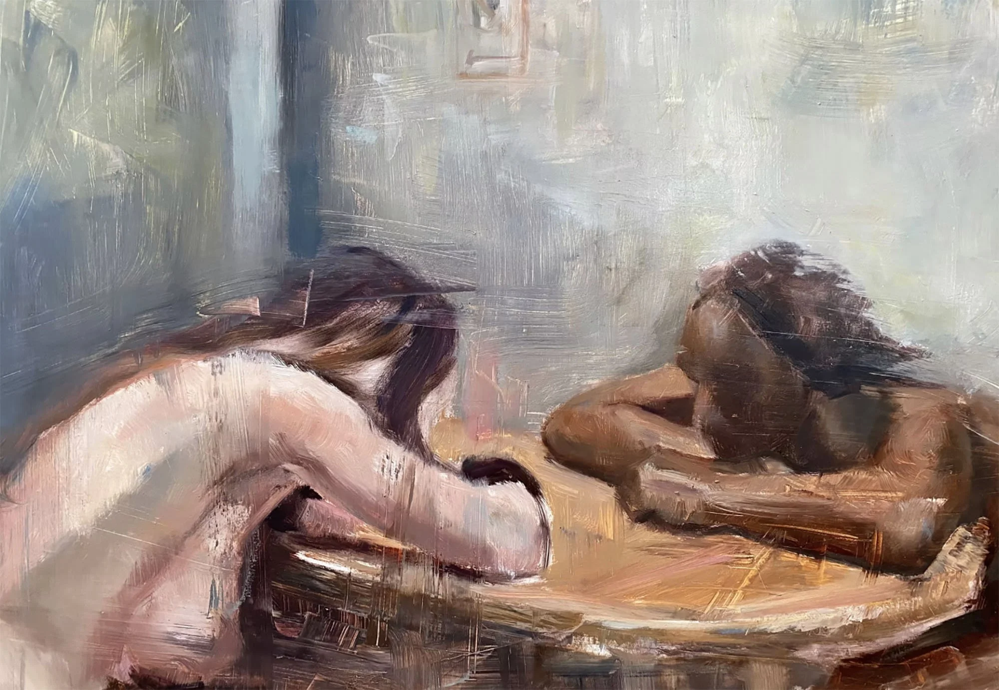 Dialogue
Oil on panel
18 x 25"
2020