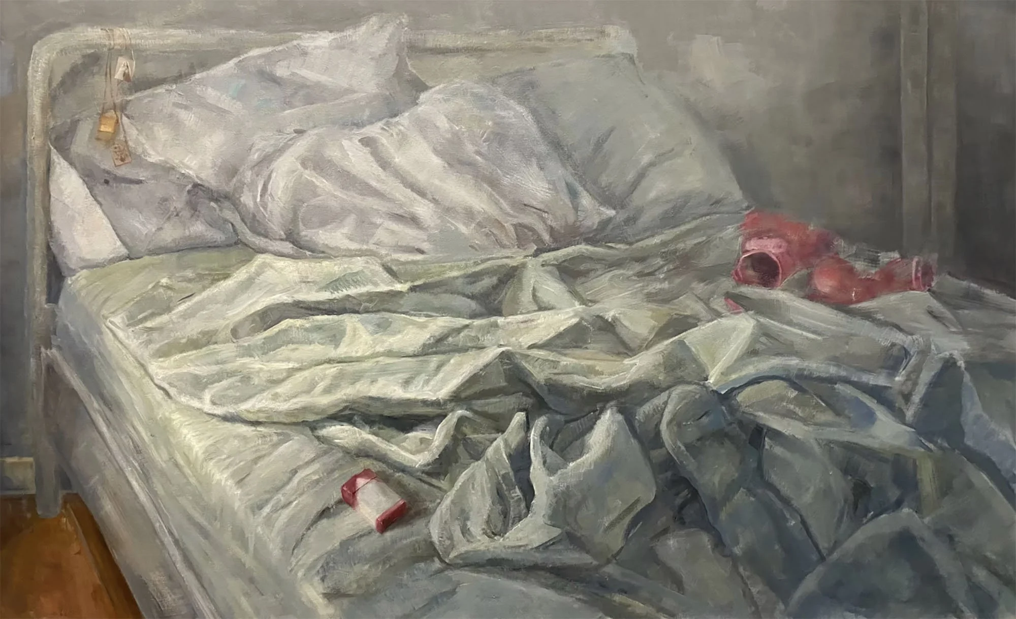 An Interview With The Bed
Oil On Canvas
54 x 74"
2020