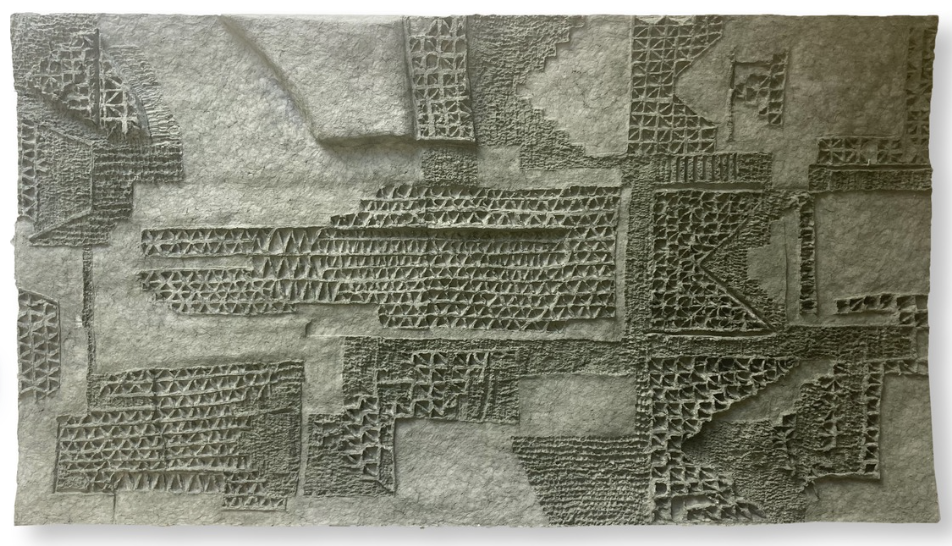 SaraNoa Mark
Something Finite, Something Forever
Cast paper pulp
13.5 x 24" 
2025