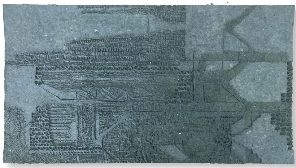 SaraNoa Mark
Unknown Hours
Cast paper pulp 
13.5 x 24"
 2025
