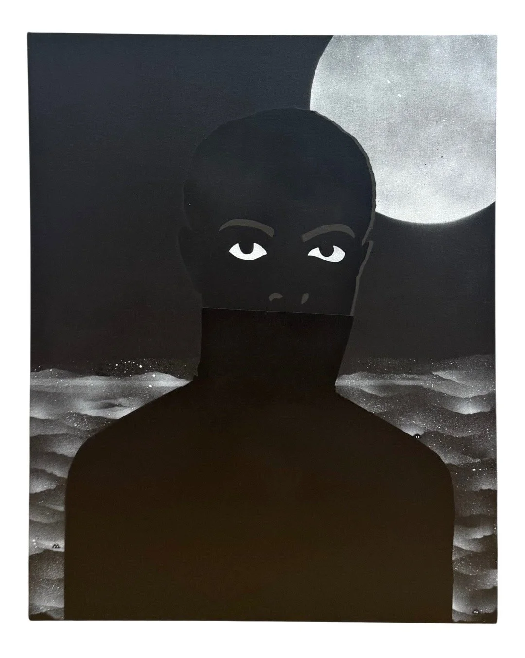 Serron Green
Peek-A-Boo #5
Spray paint, enamel on canvas
24 x 30"
2025
