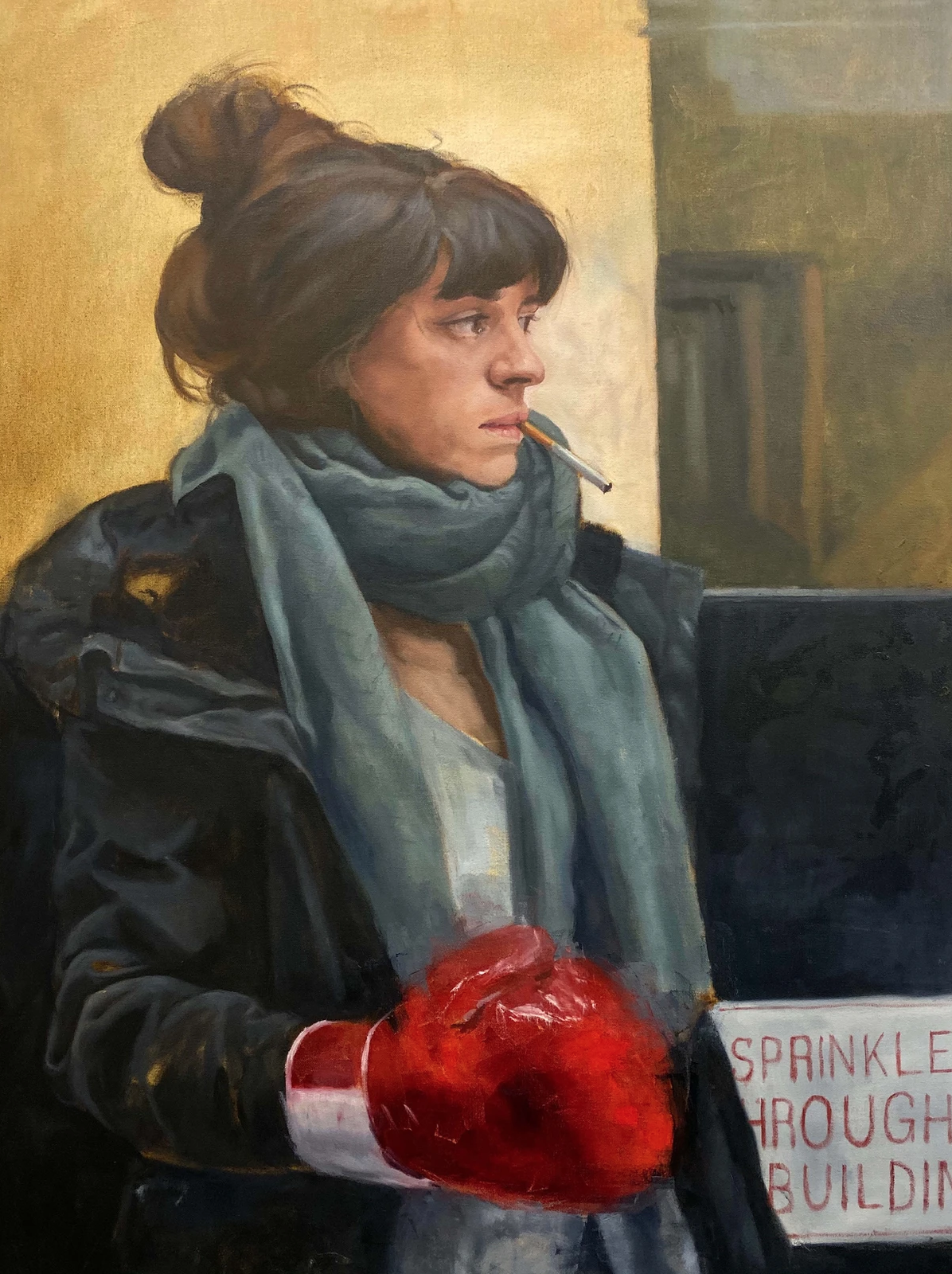 Ivanna on the Ring
Oil on canvas
40 x 30"
2019