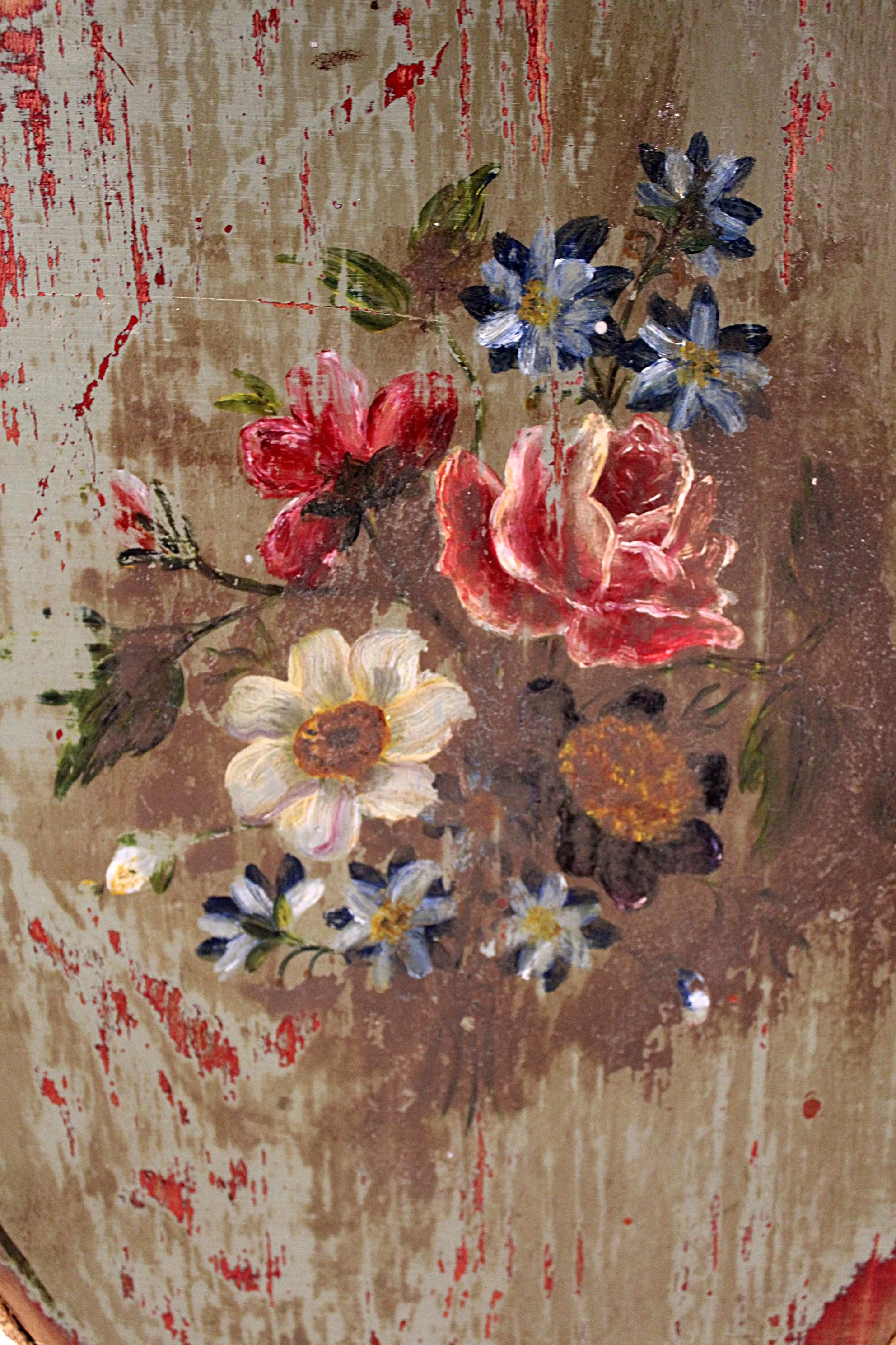 5782-Vintage Fireplace Bellows Hand Painted Wood and Leather-Painted-Flowers Closeup-1984 x 2976.JPG