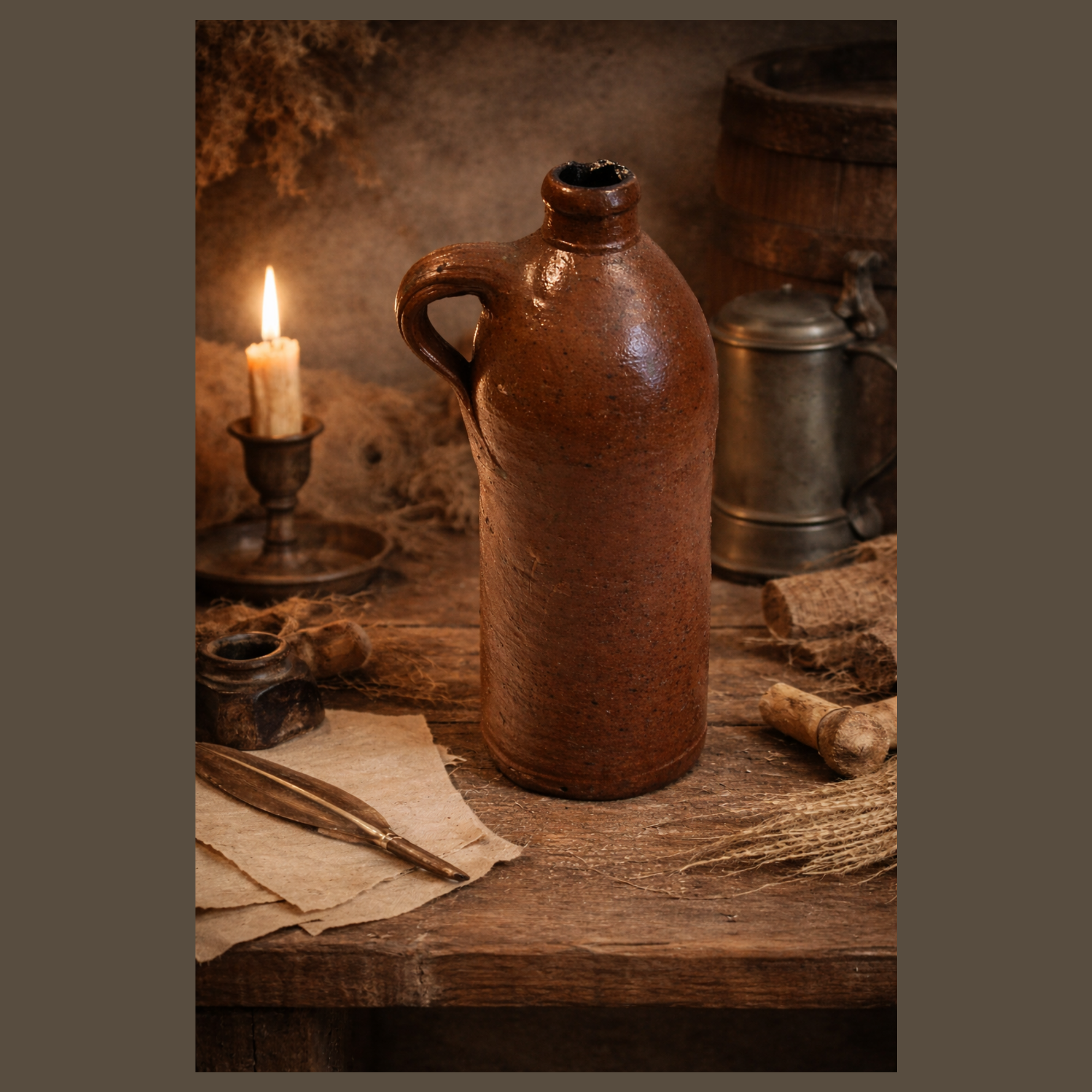 Antique Mineral Water Bottle from Selters Germany