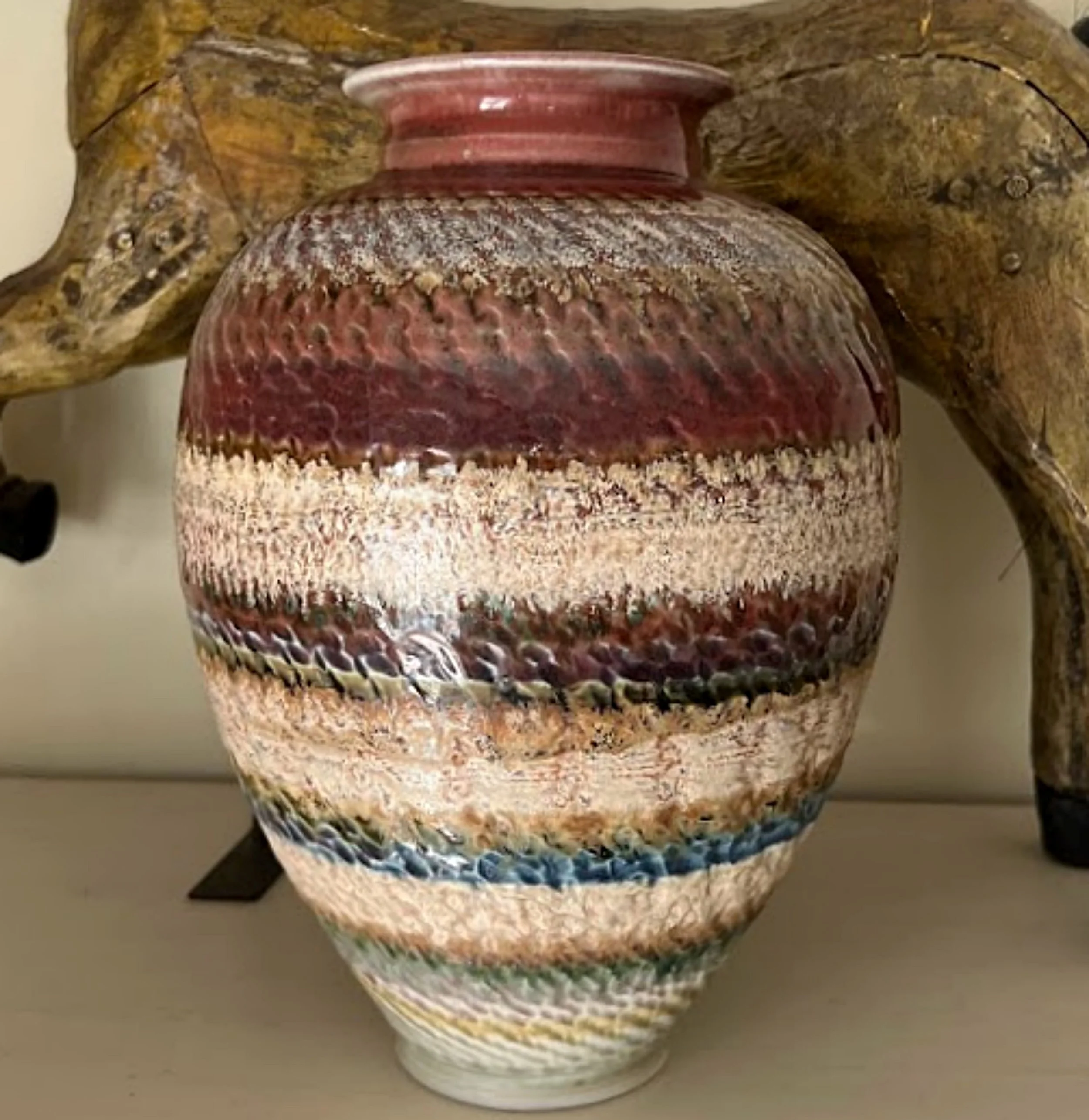 JOSEPH PANACCI Studio Pottery Vase Canada-on bookcase top-2502 x 2572.jpg