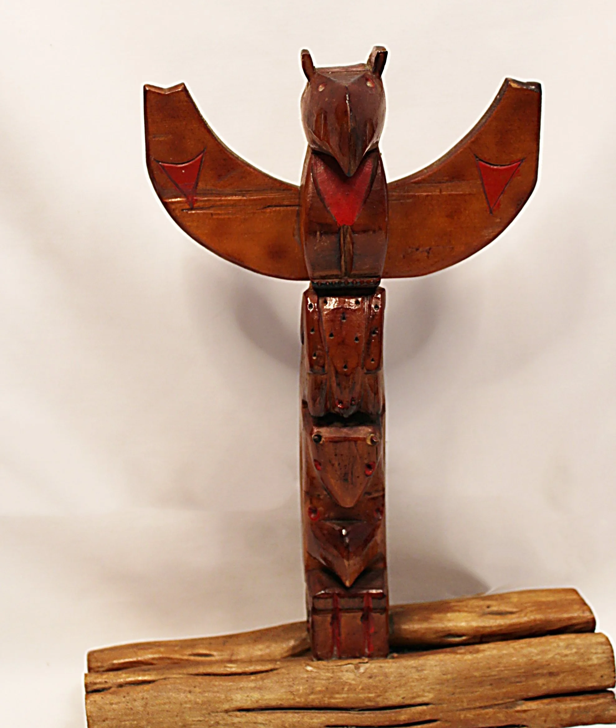 Vintage Totem Pole Hood Canal, Washington Red Cedar and Sagebrush full Front-1978 x 2337.JPG