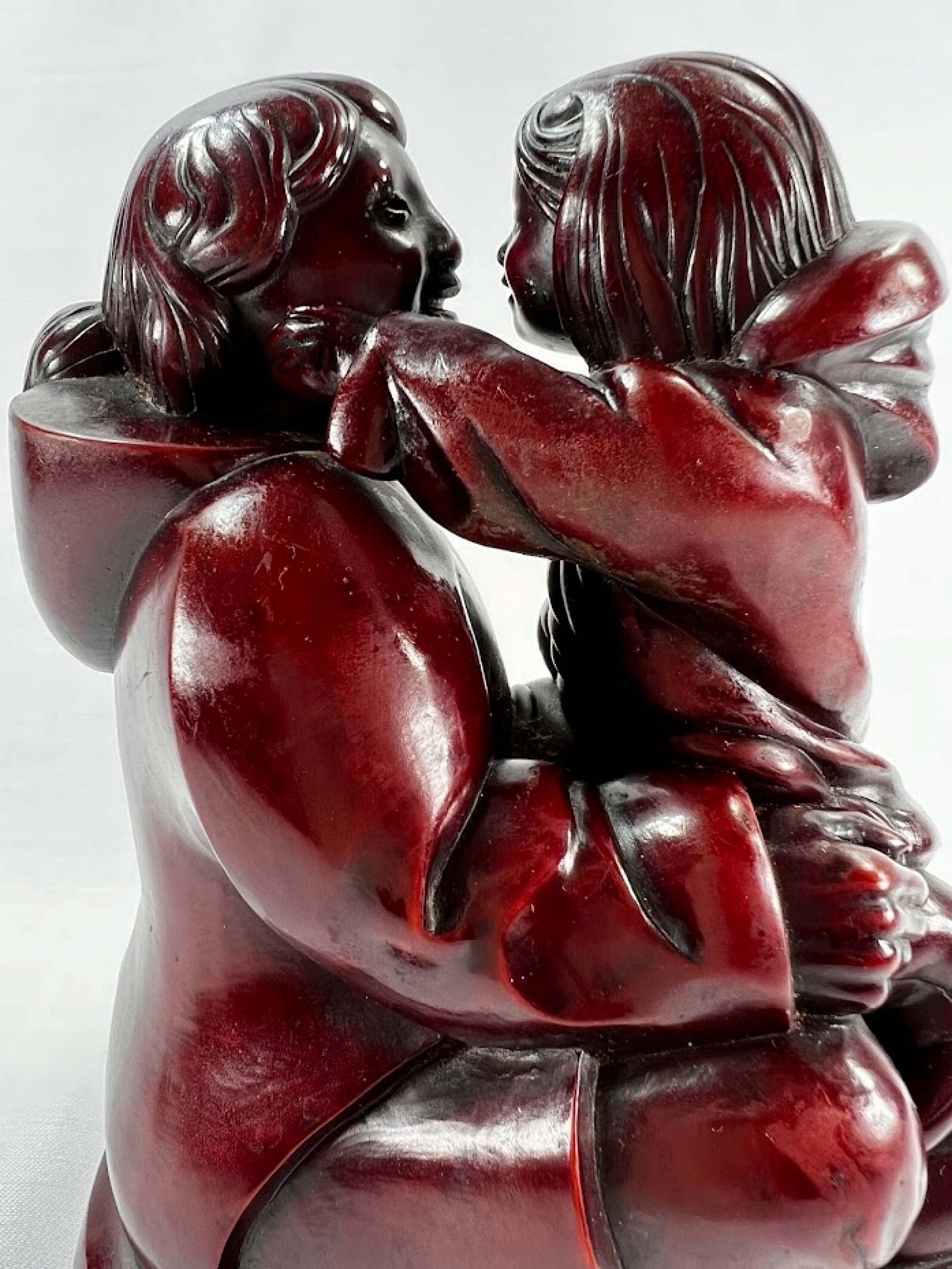 Vintage BOMA CANADA SCULPTURE, Copy of Original Haida Carving by Tom McPhee - close up facing right-3697 x 4928.jpg