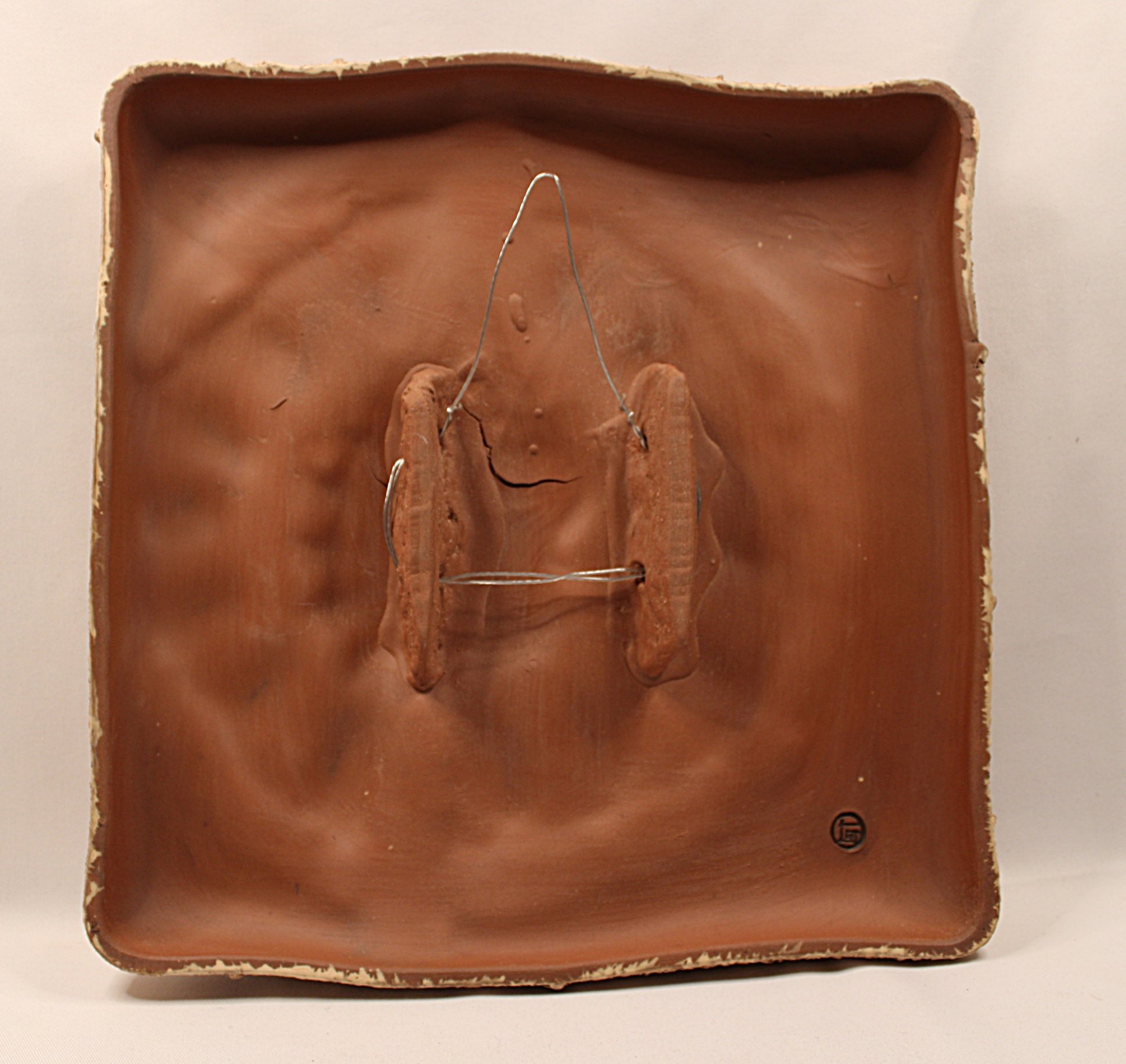 Wall Tile by CHRIS GRYDER Bas-Relief Sculpture 12 Inch Square-Full Back--Back-2000 x 1890.JPG