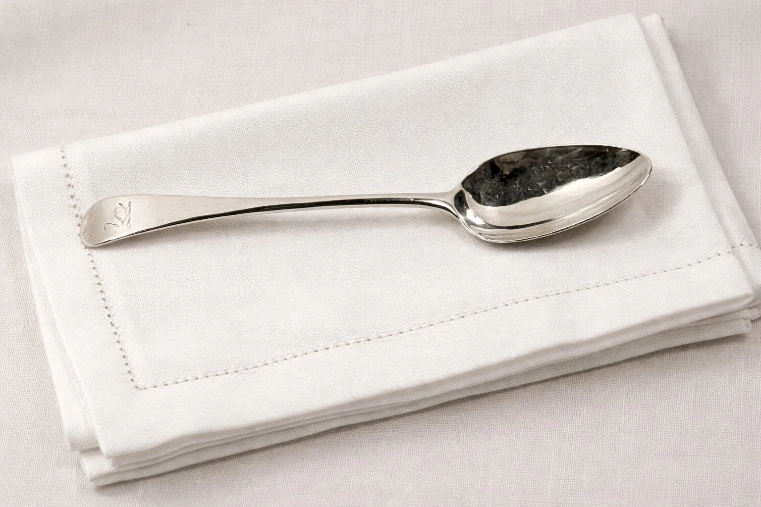 Graceful silver spoon on linen napkin-Antique_STERLING_SILVER_Serving_Spoon_London_England_1785_George-Smith-1536 x 1024.jpg