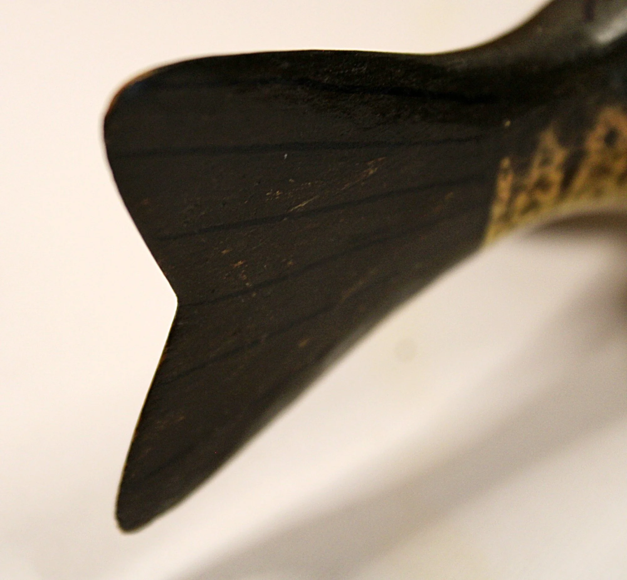 Steve Robbins-Fish Decoy Smallmouth Bass Face-closeup-Tail-Fin Left-2000 x 1851.JPG