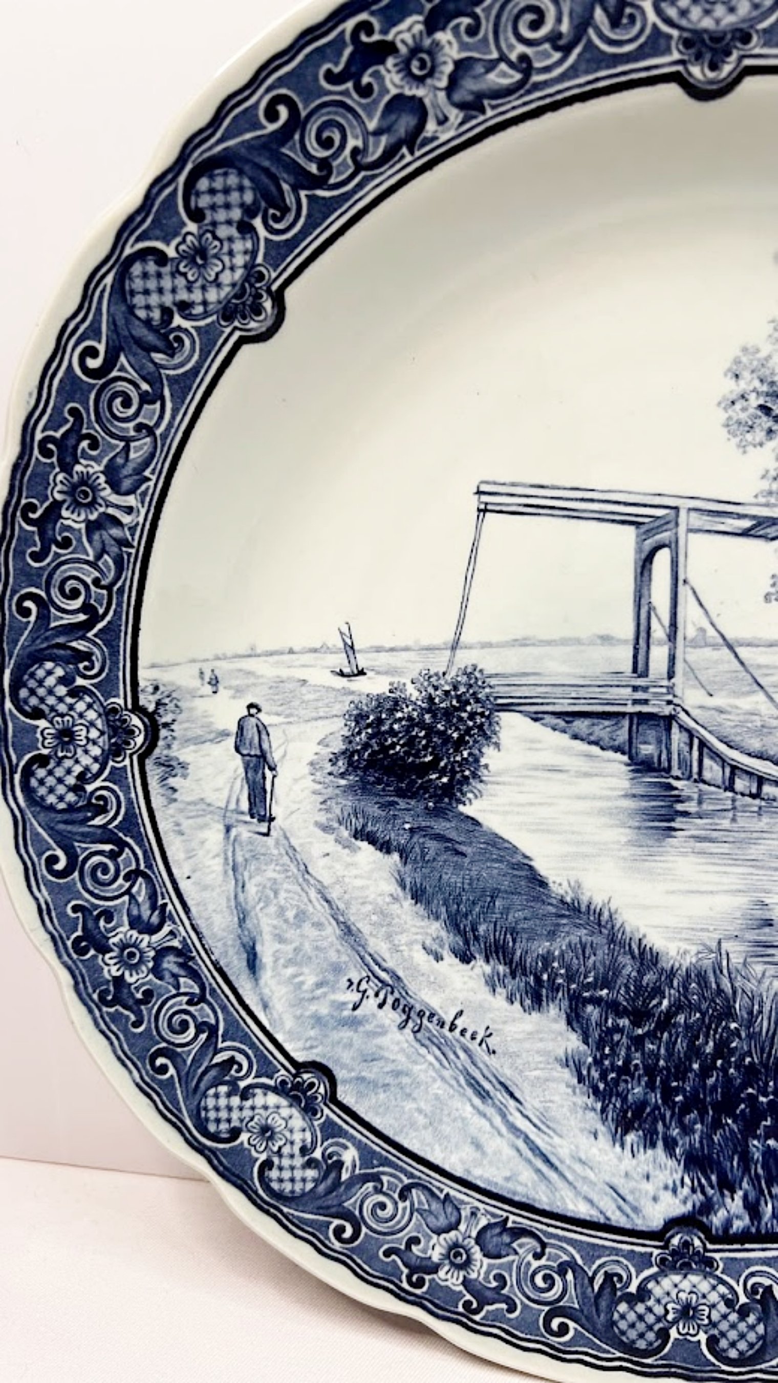 BOCH Delfts Wall Plate Made in Belgium for Royal Sphinx 1969-1979-Man -1520 x 2701.jpg