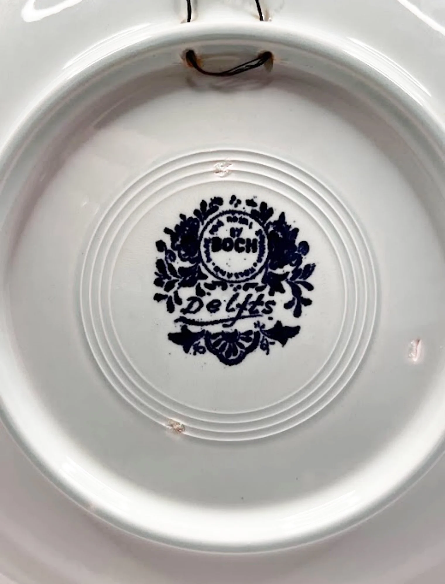 BOCH Delfts Wall Plate Made in Belgium for Royal Sphinx 1969-1979-back Showing Mark-1520 x 1996.jpg
