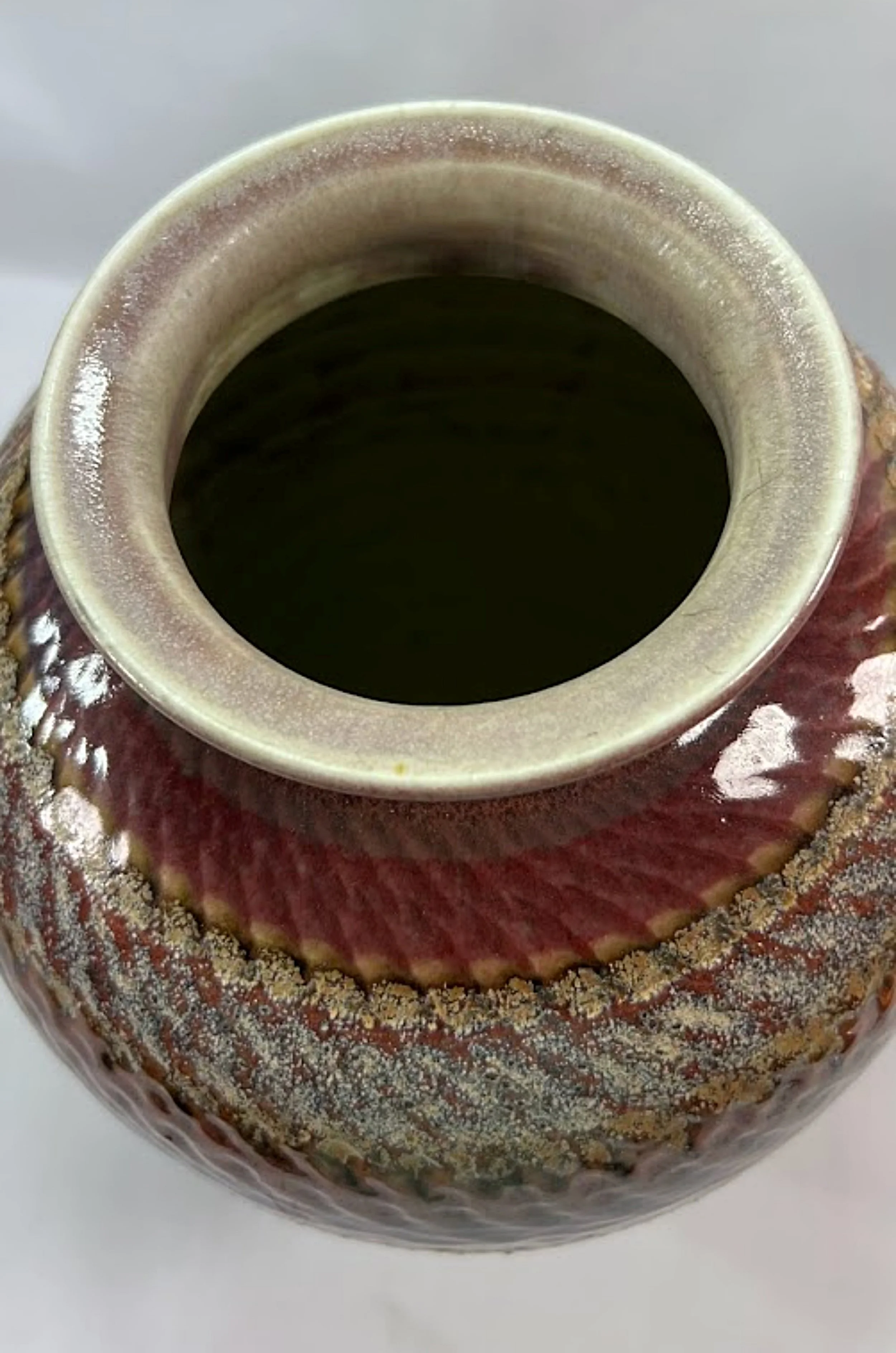JOSEPH PANACCI Studio Pottery Vase Canada-closeup rim view-2502 x 3778.jpg