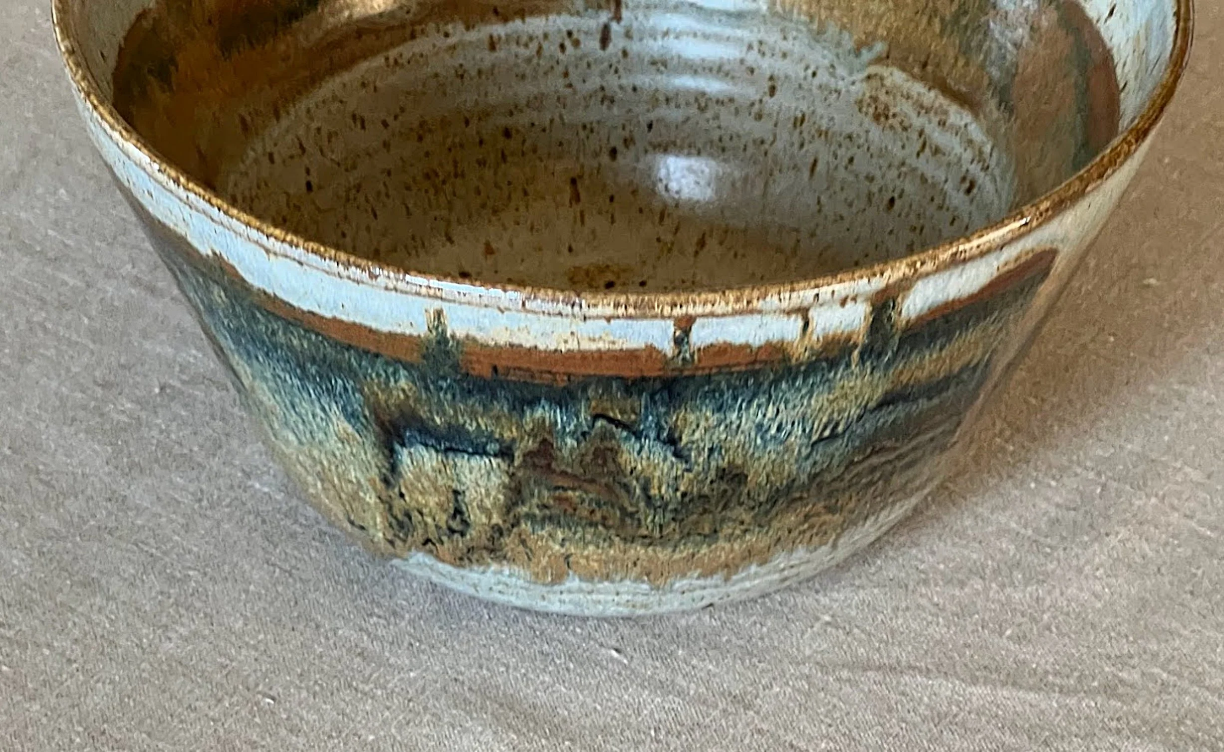 Studio Pottery Large Stoneware Bowl Signed Davis side view-4-2453 x 1508.jpg