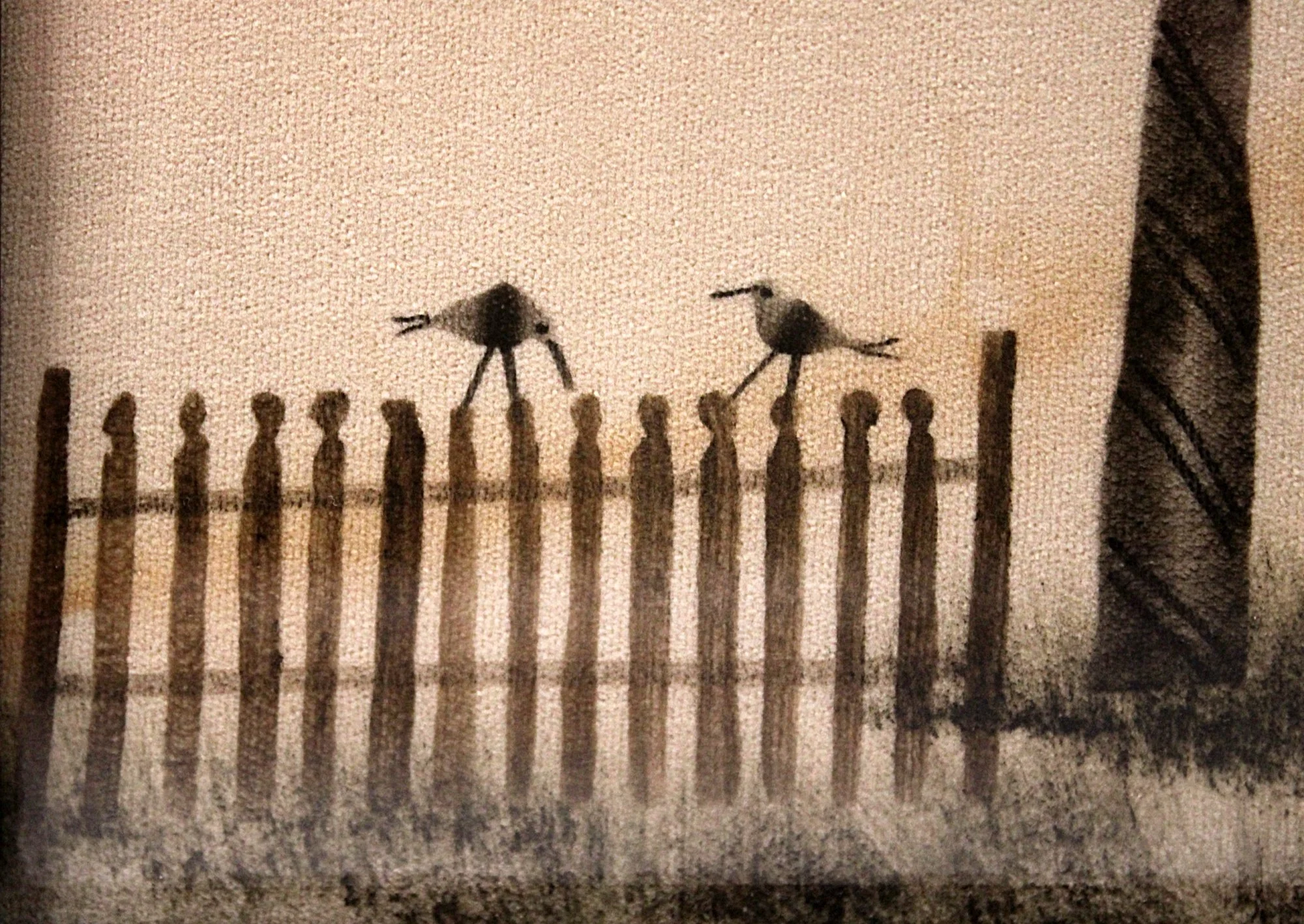 ANN REA THEOREM Oil -Two-Black-Birds-on-Fence-2000 x 1417.JPG