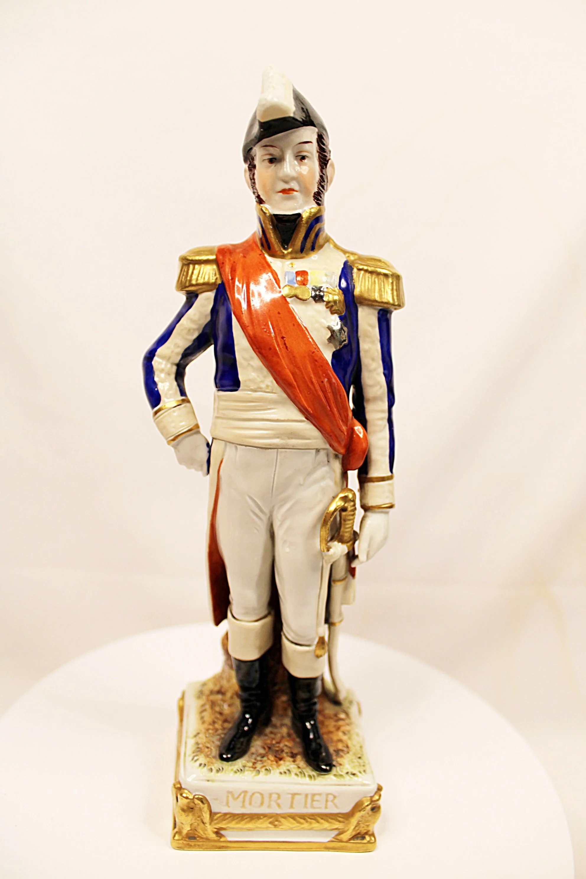 Vintage Porcelain Figurines Three of Napoleon's Generals-Mortier-1984 x 2976.JPG
