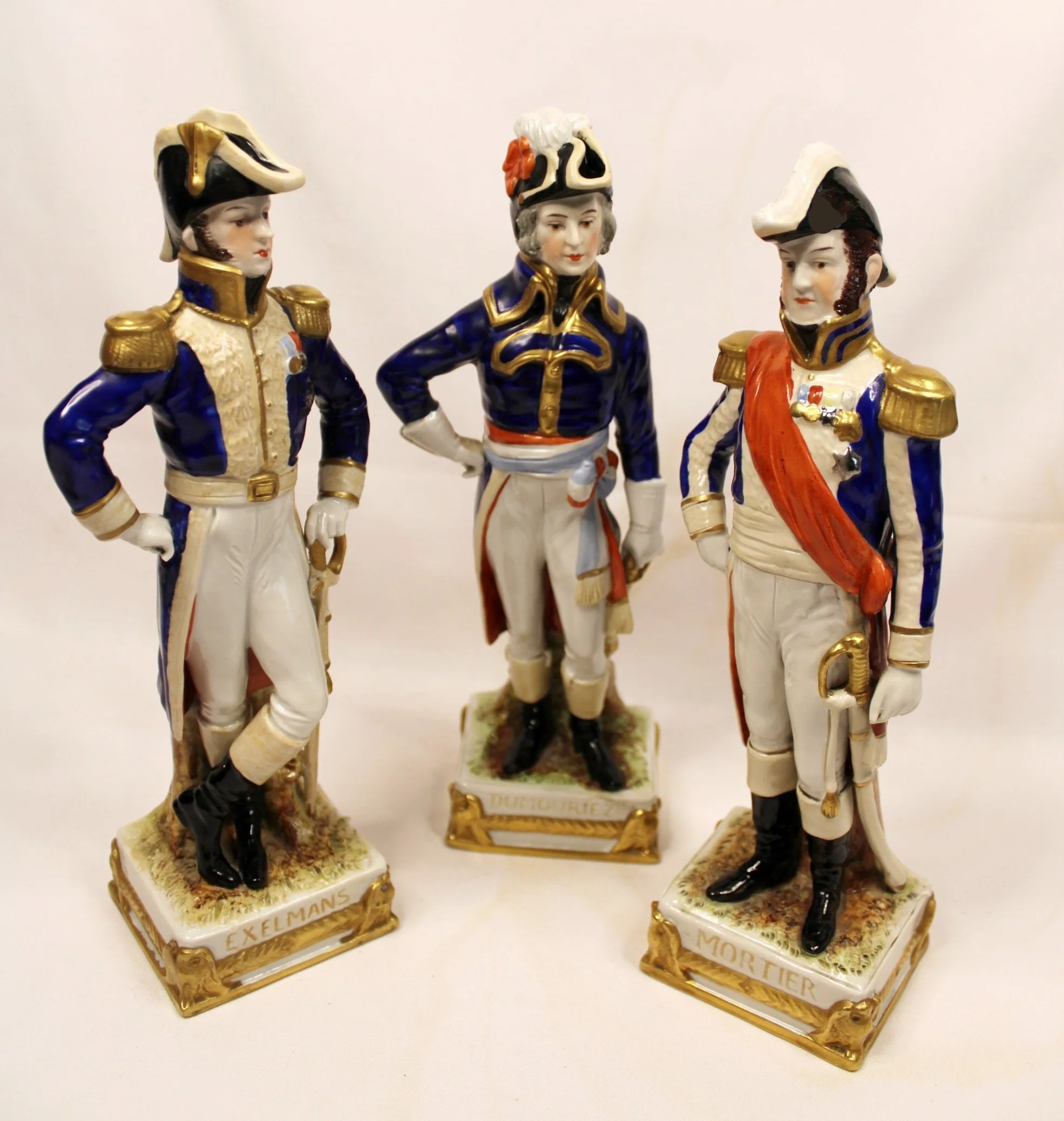 Vintage Porcelain Figurines Three of Napoleon's Generals-group-1971 x 2077.JPG