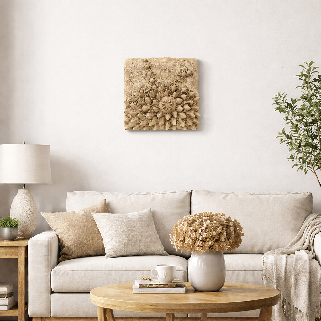 Ceramic Vintage Art Wall Tile by CHRIS GRYDER 12in