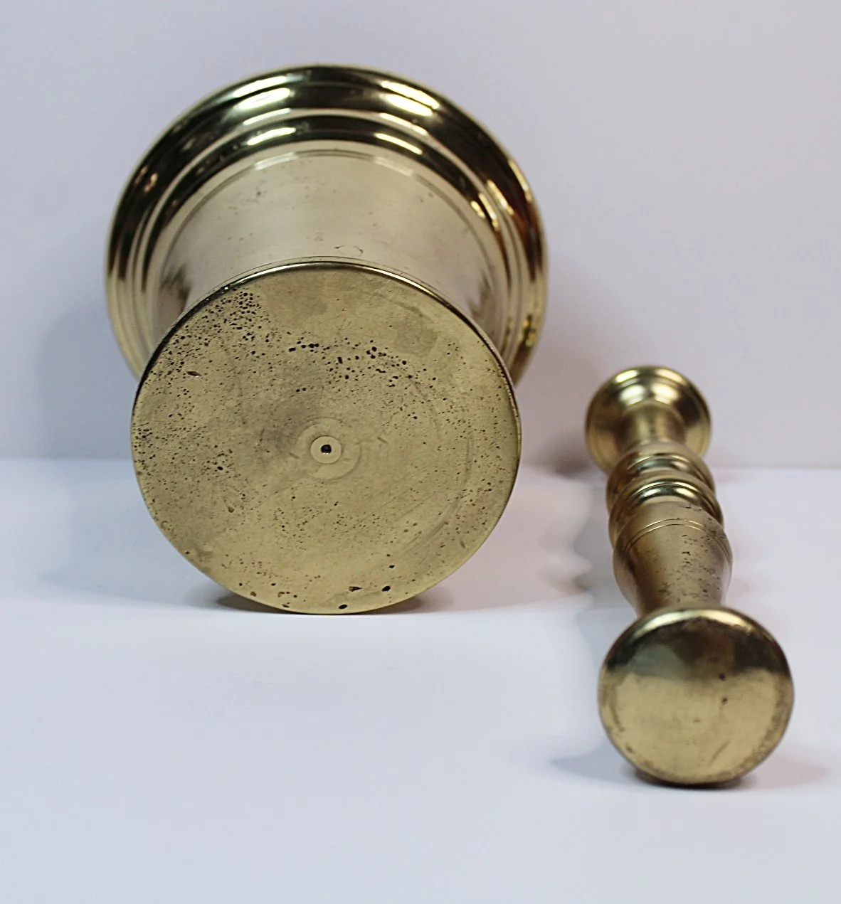 Antique Solid Brass MORTAR AND PESTLE England 1800s-5-1182 x 1271.JPG