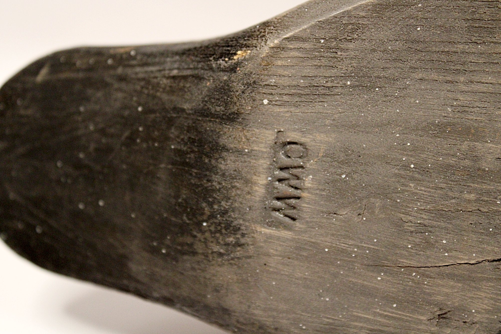 5757-CHARLES W. WATERFIELD Red Breasted Merganser Decoy-Facing-Right-Closeup-Under-Signed-2000 x 1333.JPG