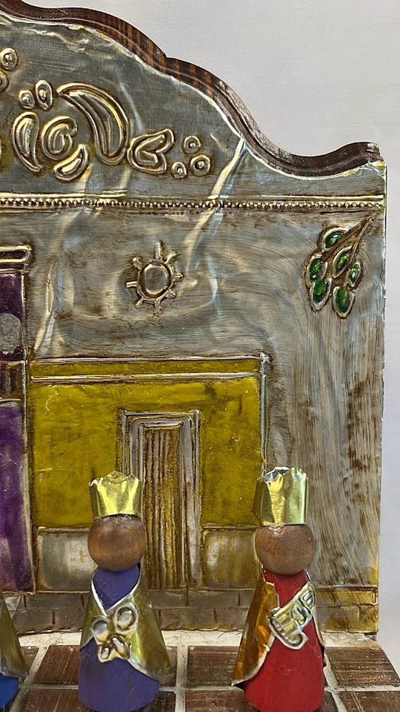 The style of the facade of this charming Puerto Rican church typifies many of those in San Juan Priest Closeup