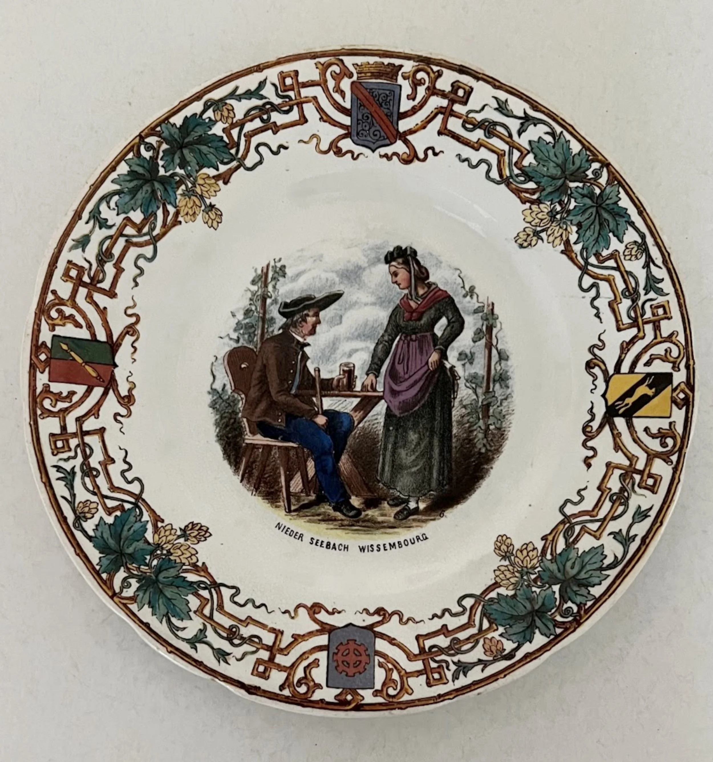 Sarreguemines Four Plates Alsace Pattern-Plate Four Front-2927 x 3129.jpg
