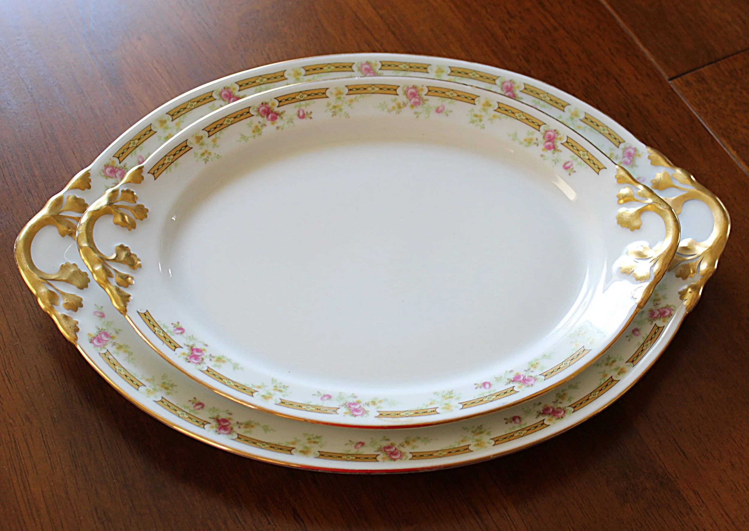 Antique Limoges Matching Platters by William Guerin 1891-1900 -one on one table-C-2866 x 2032.jpg