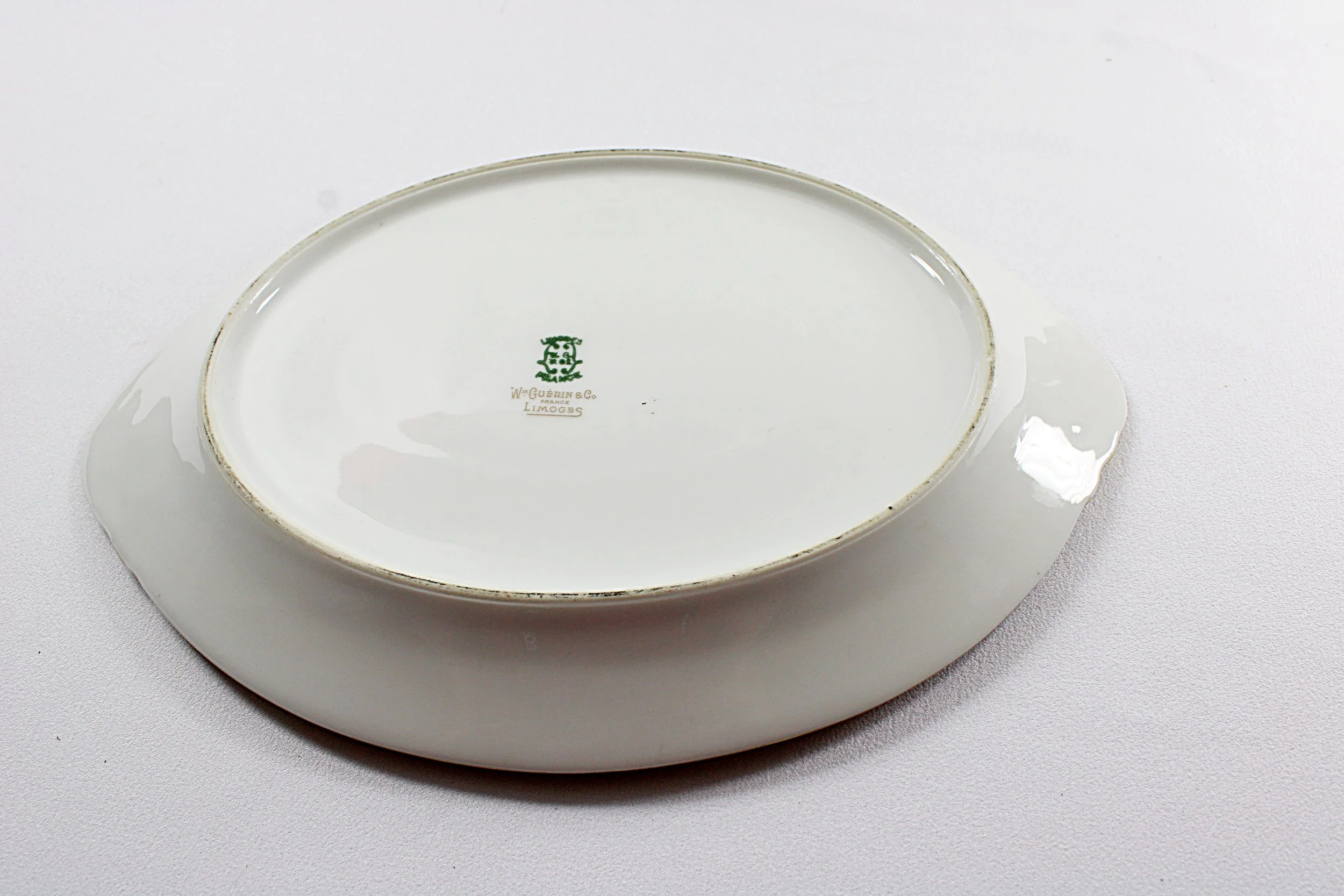 Antique Limoges Matching Platters by William Guerin 1891-1900 -small flat bottom view-3984 x 2656.jpg