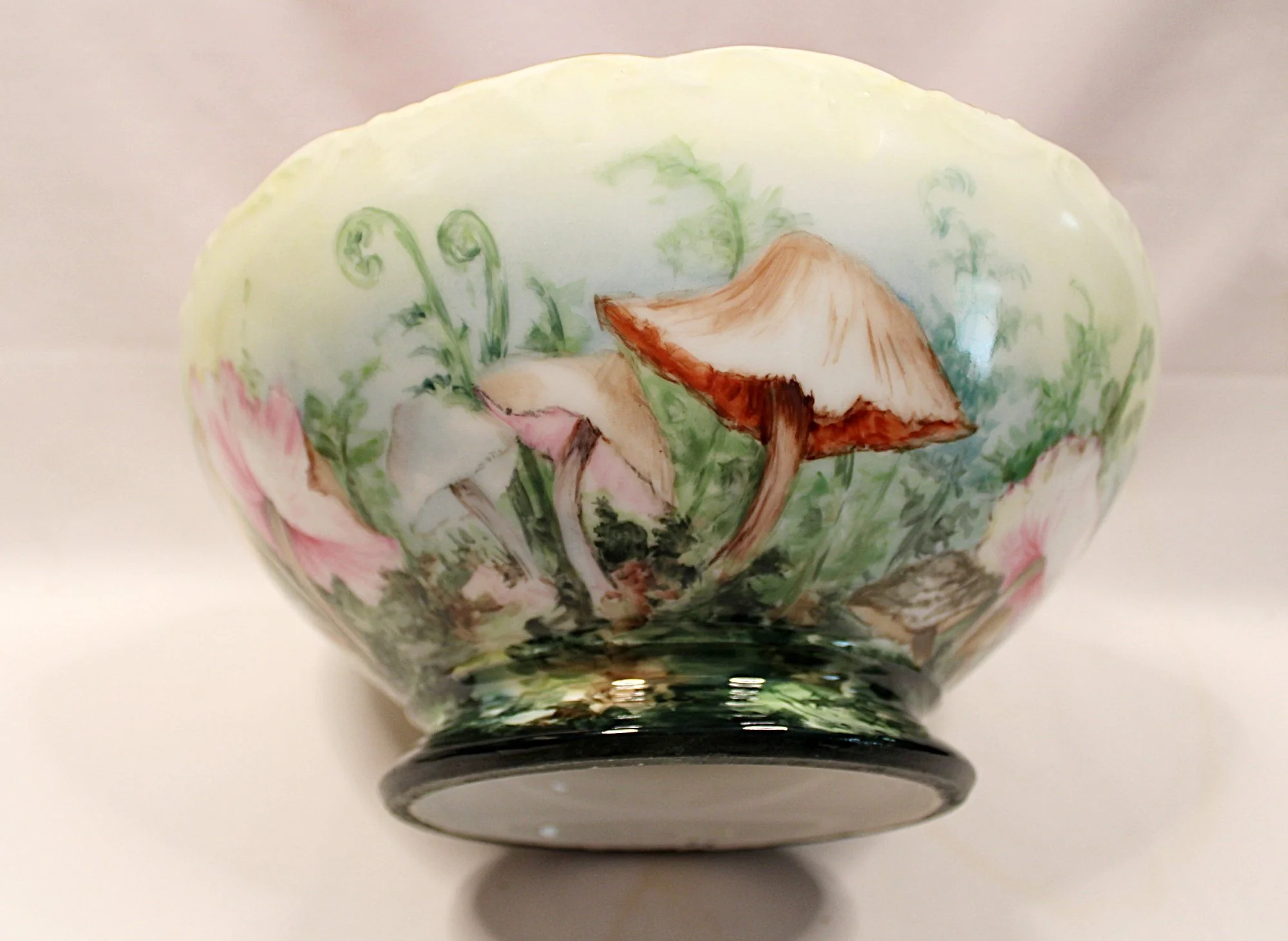 5837-Antique T&V Limoges Centerpiece Bowl 1892-1907 Handpainted Mushrooms-side-3-tipped-2000 x 1461.JPG