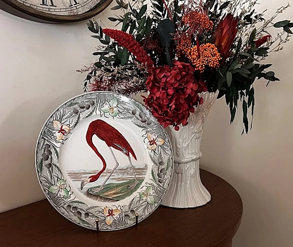 5593-william-adams-england-audobon-flamingo-plate-on-table-1000 x 845.jpg