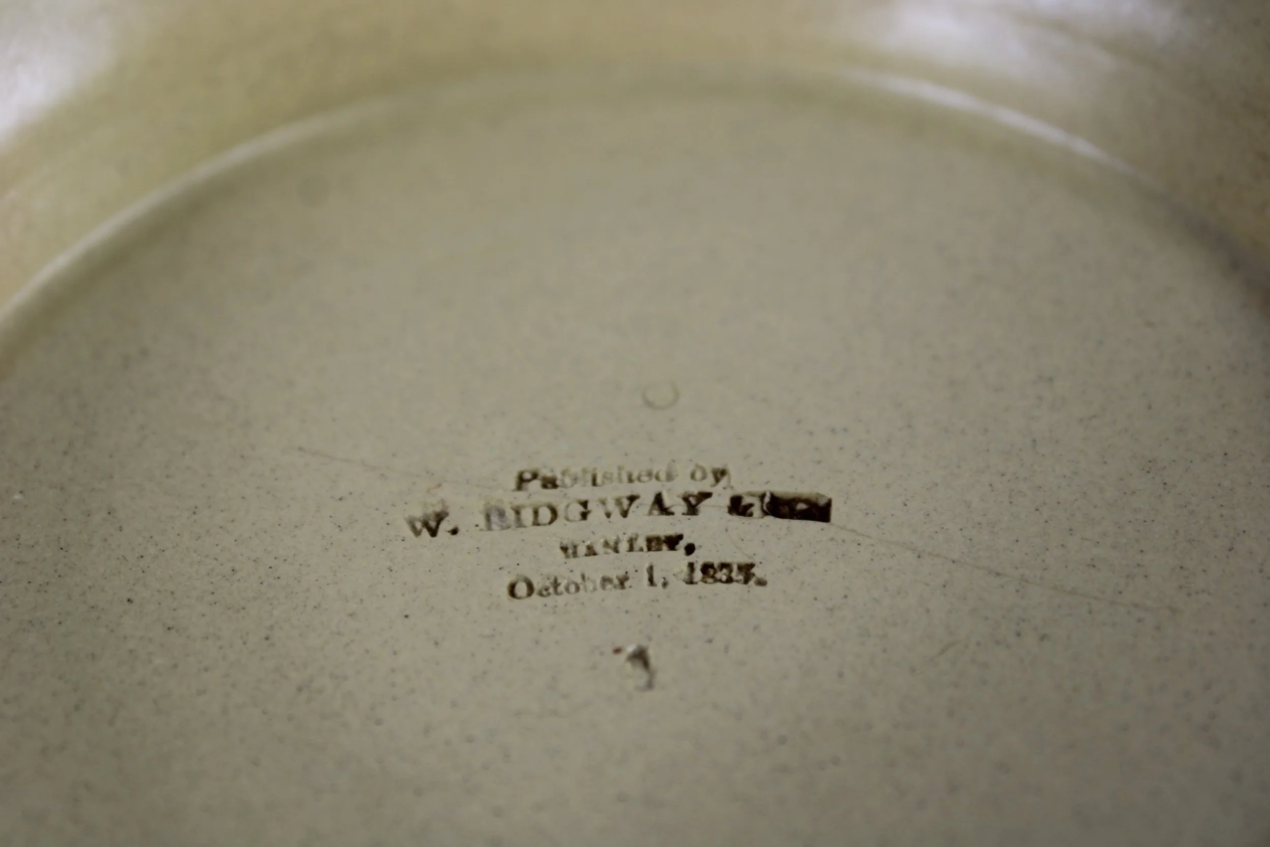 Antique Stoneware Pitcher 10 Inch Tam O'Shanter Drabware bottom mark-2920 x 1947.JPG