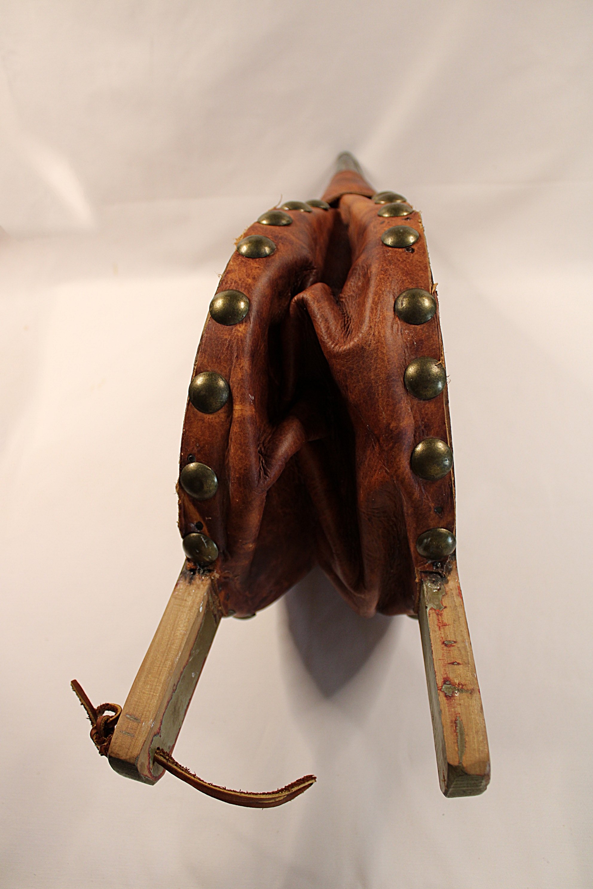 5782-Vintage Fireplace Bellows Hand Painted Wood and Leather-Side View-1984 x 2976.JPG